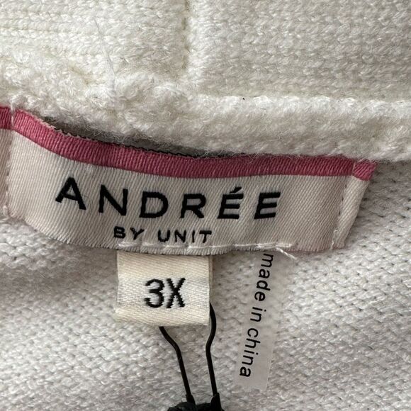 NWT Color-block Cardigan, Size 3X, Andrée by Unit - Picture 10 of 10